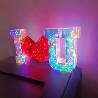 Heart's Whisper I Love You Lamp - Bear Hugs