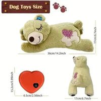 Heartbeat Sounds Bear and Puppy Plushie - Bear Hugs