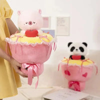 Heartfelt Hugs Capy-Panda Plush Bouquet - Bear Hugs