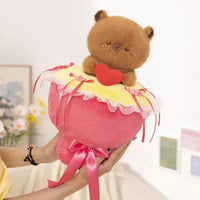 Heartfelt Hugs Capy-Panda Plush Bouquet - Bear Hugs