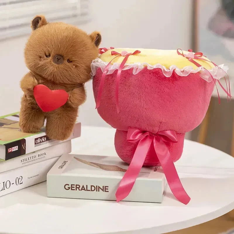 Heartfelt Hugs Capy-Panda Plush Bouquet - Bear Hugs