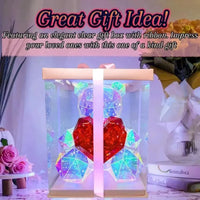 Heartlight Harmony Teddy Bear Lamp - Bear Hugs