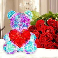 Heartlight Harmony Teddy Bear Lamp - Bear Hugs