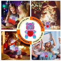 Heartlight Harmony Teddy Bear Lamp - Bear Hugs