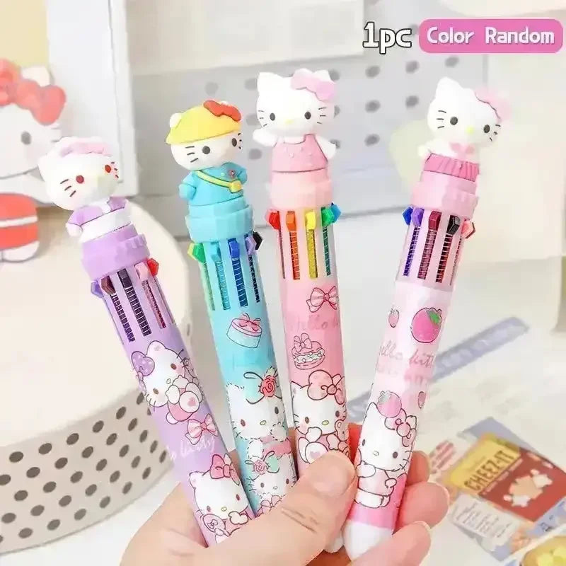 Hello Kitty 10 Color Mystery Box Ball Pen - Bear Hugs