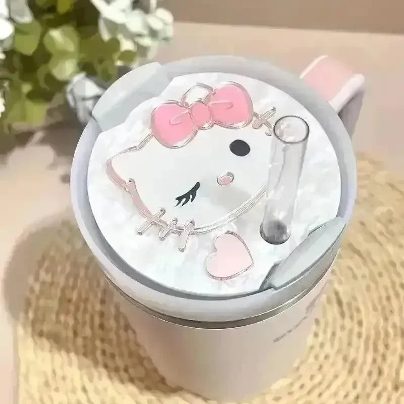 Hello Kitty 3D Name Plate for Stanley Cup - Bear Hugs