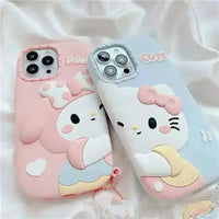 Hello Kitty & My Melody Matching Case (For iPhones) - Bear Hugs