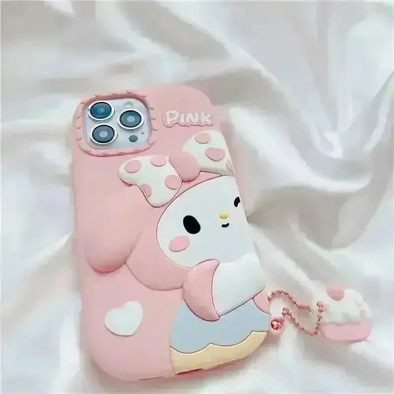 Hello Kitty & My Melody Matching Case (For iPhones) - Bear Hugs