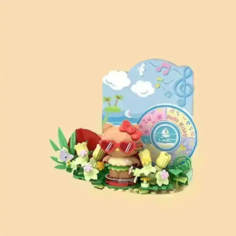 Hello Kitty Beach Vacation Series Figurines - Bear Hugs