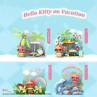Hello Kitty Beach Vacation Series Figurines - Bear Hugs