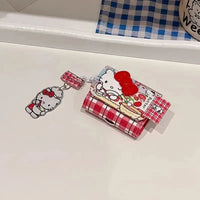 Hello Kitty Bow Chic Flip Leather Case (For Airpods) - Bear Hugs