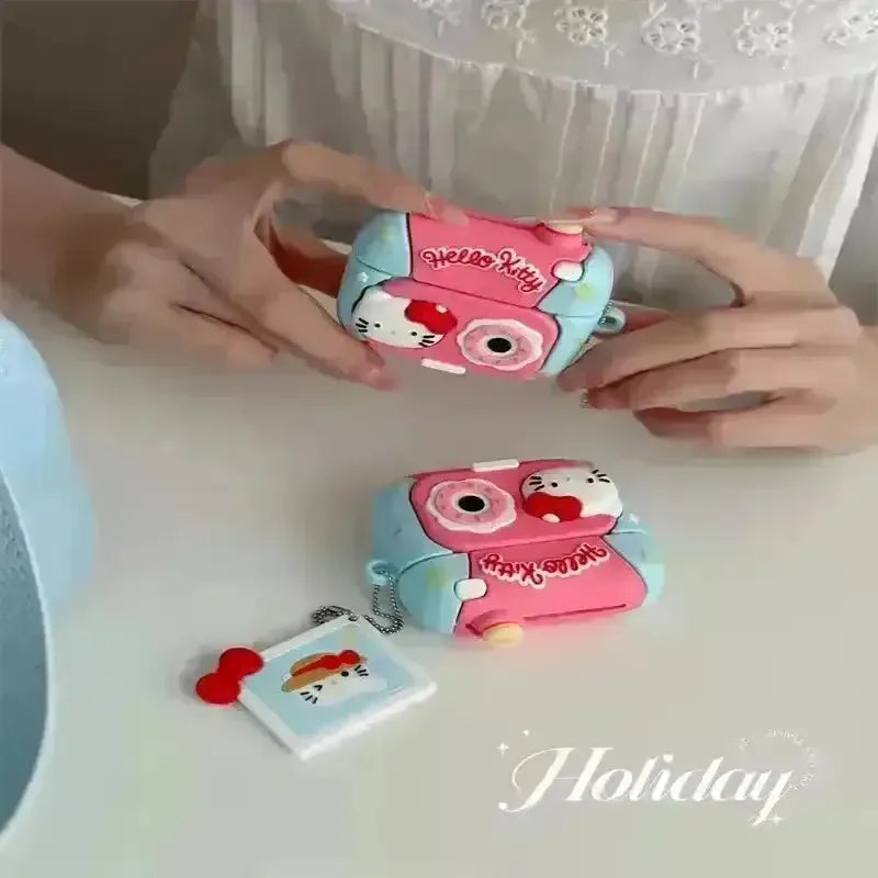 Hello Kitty Camera Case (For Airpods) - Bear Hugs
