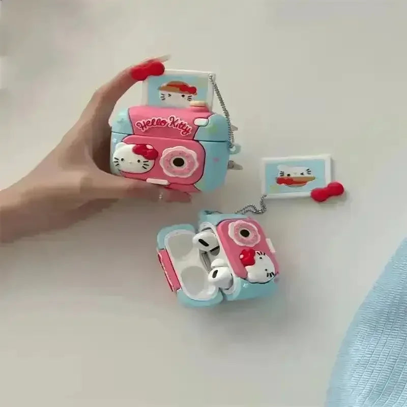 Hello Kitty Camera Case (For Airpods) - Bear Hugs