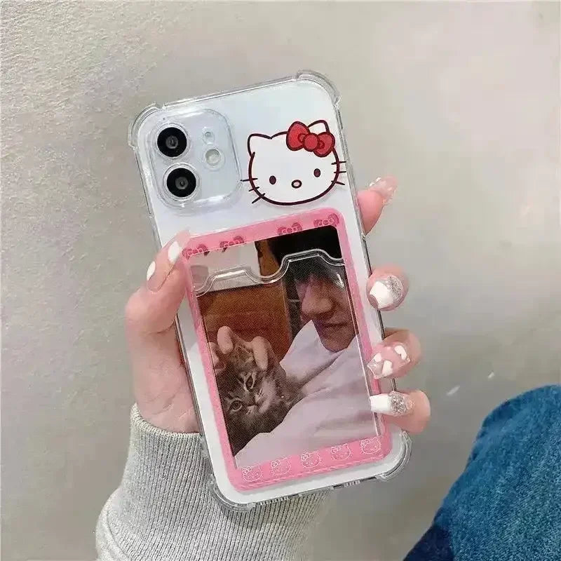 Hello Kitty Card Holder Phone Case - Bear Hugs