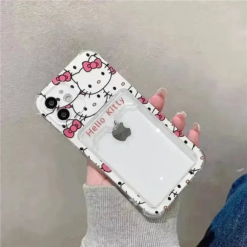 Hello Kitty Card Holder Phone Case - Bear Hugs