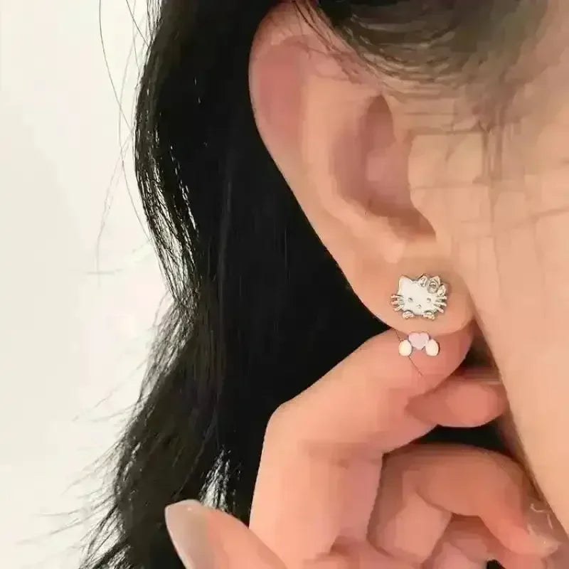 Hello Kitty Charm Stud Earrings - Bear Hugs