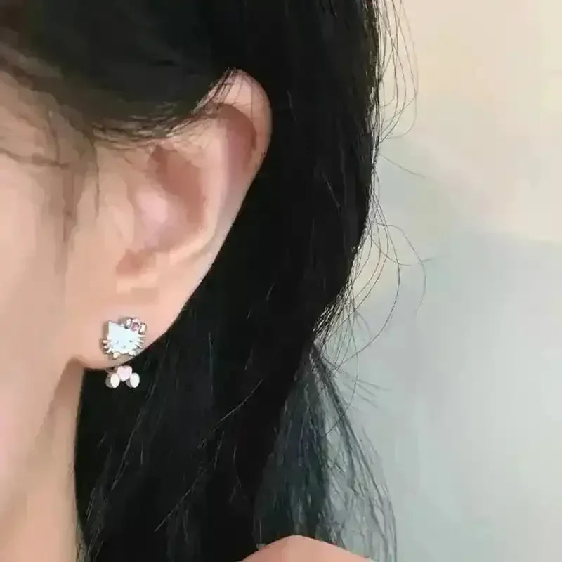 Hello Kitty Charm Stud Earrings - Bear Hugs