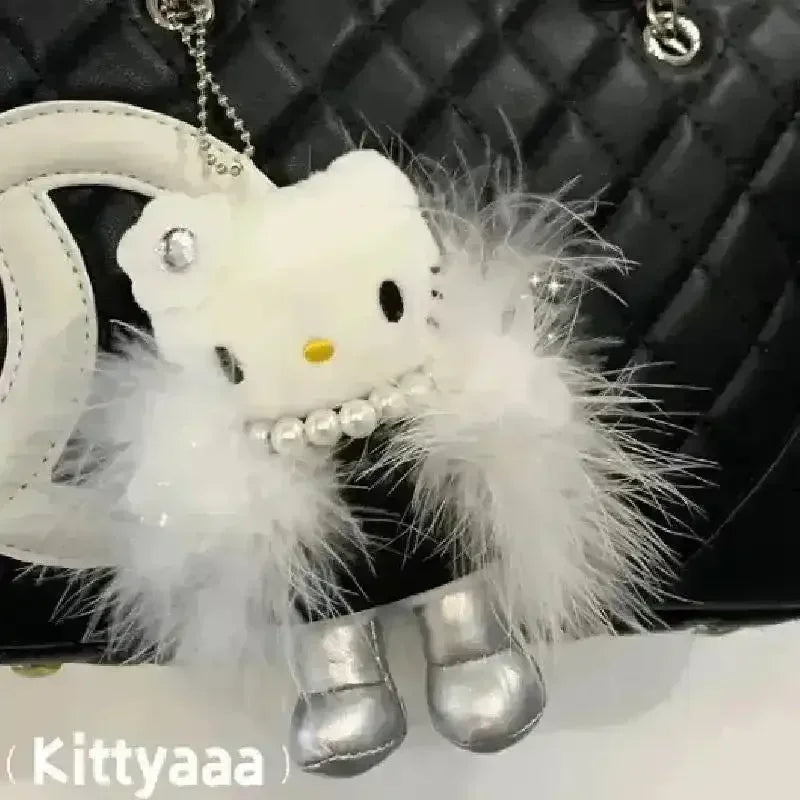 Hello Kitty Elegant Lady Plush Keychain - Bear Hugs