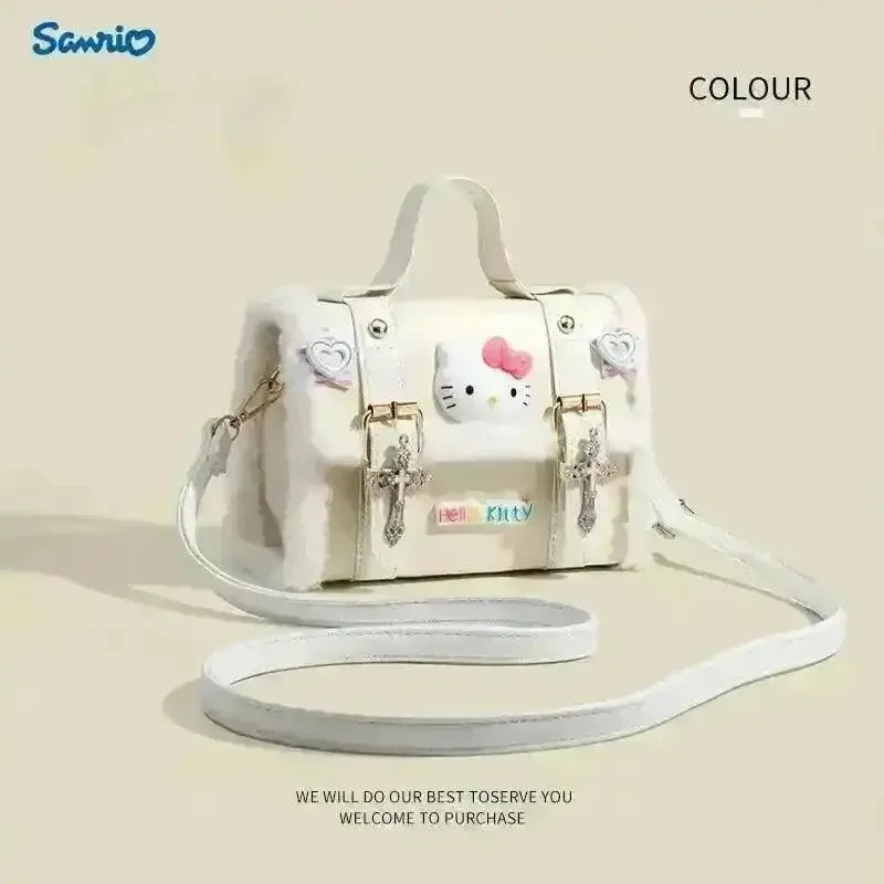 Hello Kitty Faux Fur Luxe Shoulder Bag - Bear Hugs
