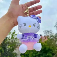 Hello Kitty Frock Plush Keychain - Bear Hugs