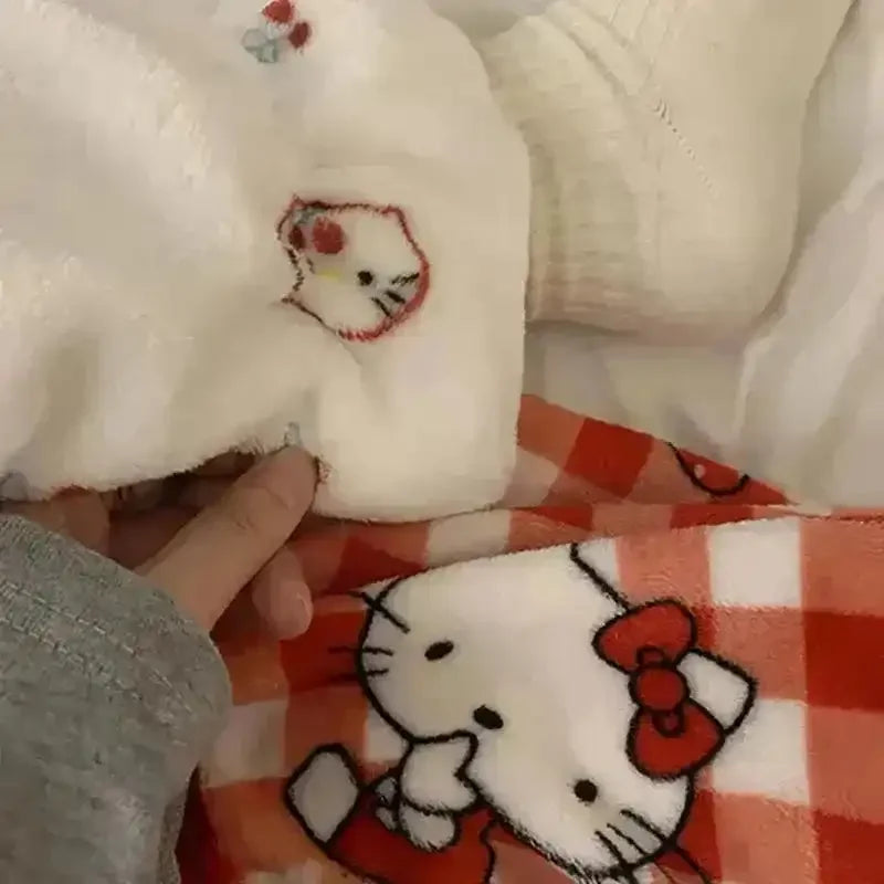 Hello Kitty Fuzzy Pajama Pants - Bear Hugs