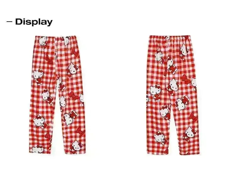 Hello Kitty Fuzzy Pajama Pants - Bear Hugs