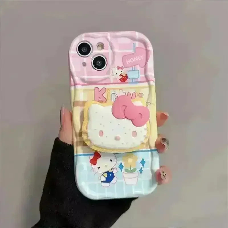 Hello Kitty Grip Tok Stand Phone Case (For iPhones) - Bear Hugs