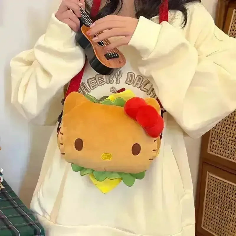 Hello Kitty Hamburger Plush Bag - Bear Hugs