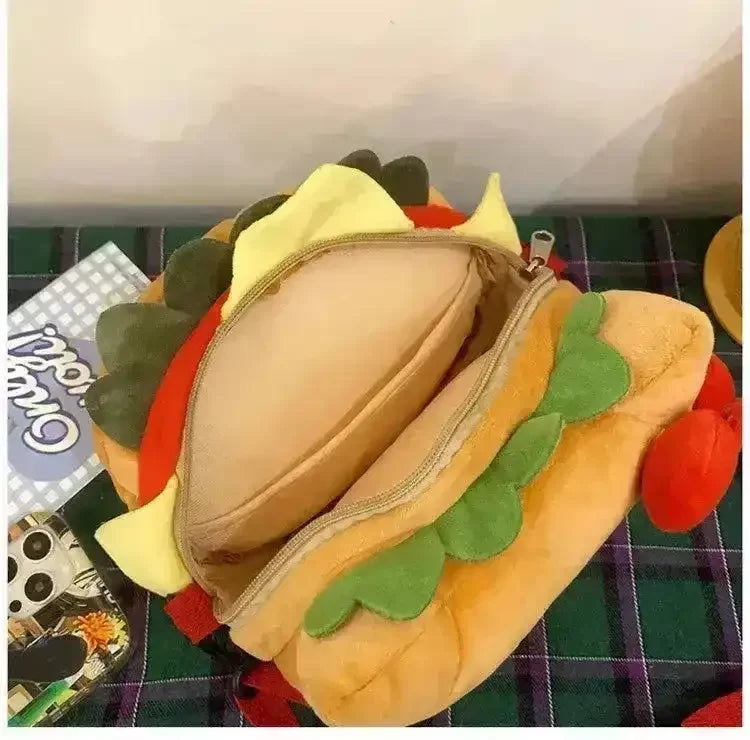 Hello Kitty Hamburger Plush Bag - Bear Hugs