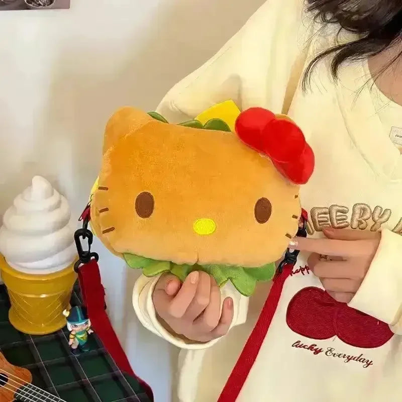 Hello Kitty Hamburger Plush Bag - Bear Hugs