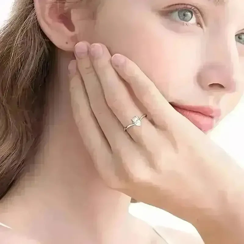 Hello Kitty Heart-Shaped Butterfly Ring - Bear Hugs