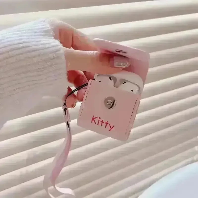 Hello Kitty Leather AirPods Case - Bear Hugs