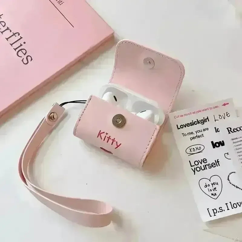 Hello Kitty Leather AirPods Case - Bear Hugs