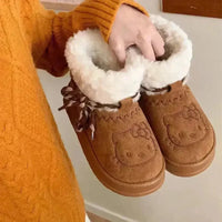 Hello Kitty Low-Top Winter Snow Boots - Bear Hugs