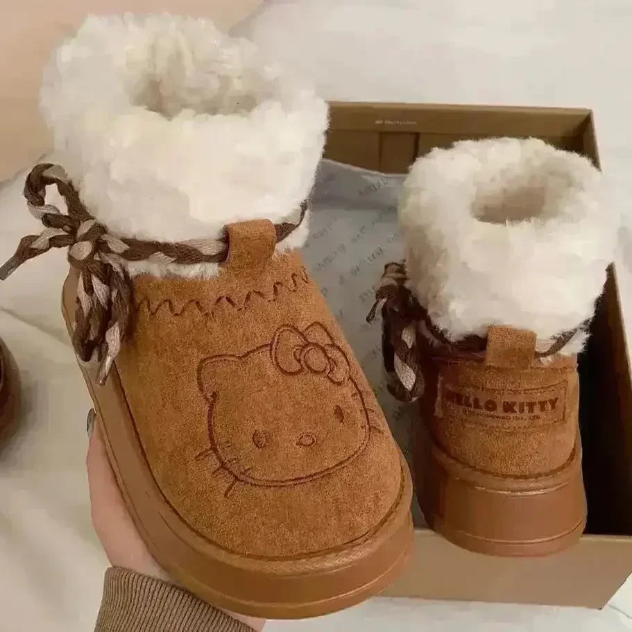 Hello Kitty Low-Top Winter Snow Boots - Bear Hugs