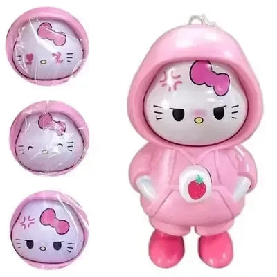 Hello Kitty Mood Swings Keychain - Bear Hugs