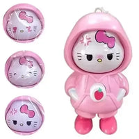 Hello Kitty Mood Swings Keychain - Bear Hugs