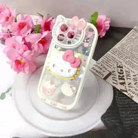 Hello Kitty Paw Print Tok Stand Phone Case (For iPhones) - Bear Hugs