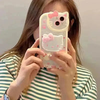 Hello Kitty Paw Print Tok Stand Phone Case (For iPhones) - Bear Hugs