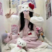 Hello Kitty Plush Onesie Pajama Suit - Bear Hugs