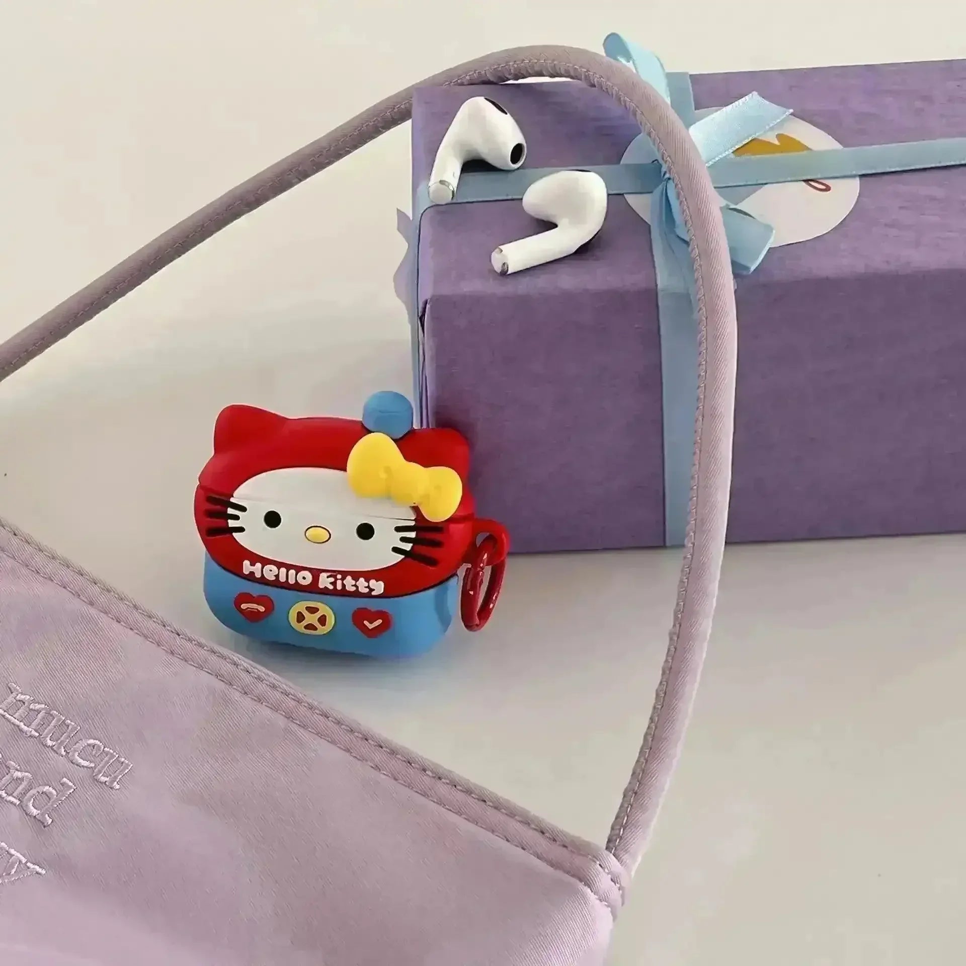 Hello Kitty Red & Yellow Case (For Airpods) - Bear Hugs
