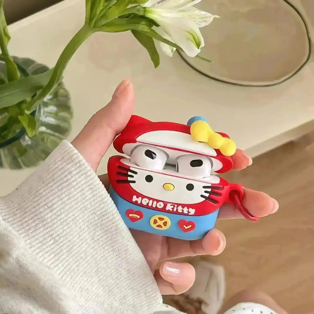 Hello Kitty Red & Yellow Case (For Airpods) - Bear Hugs