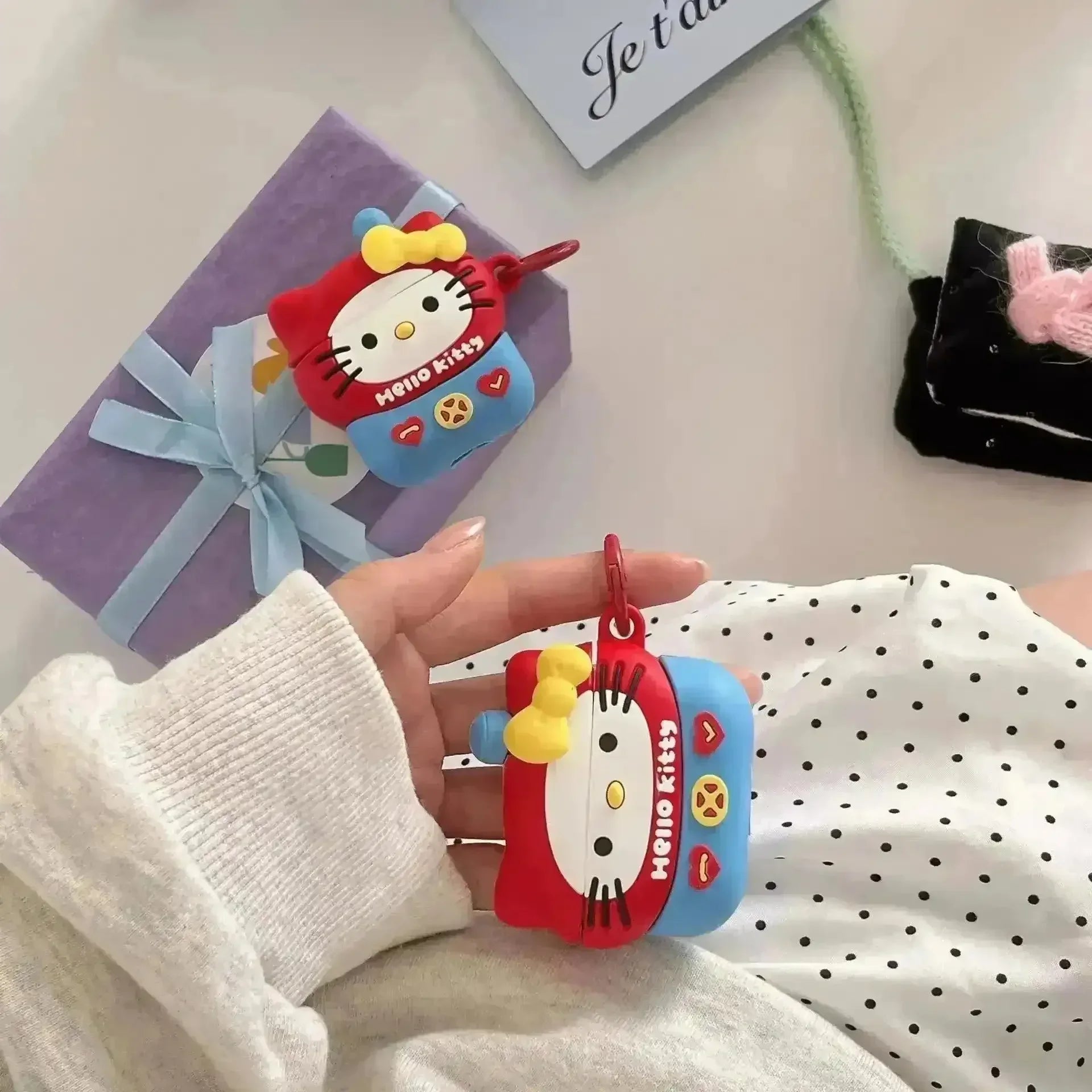 Hello Kitty Red & Yellow Case (For Airpods) - Bear Hugs