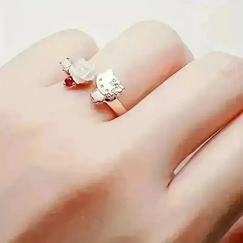 Hello Kitty Rose Ring - Bear Hugs