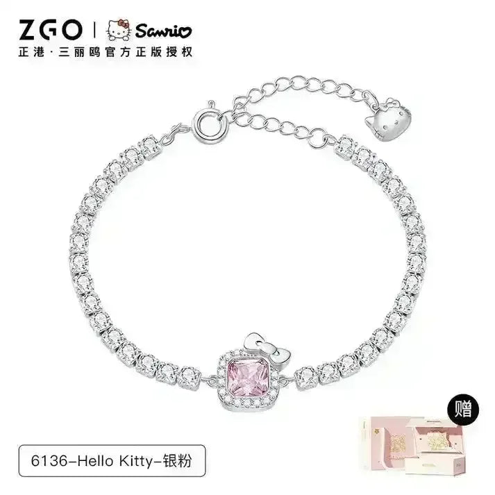 Hello Kitty Sterling Silver Cute Bracelet - Bear Hugs