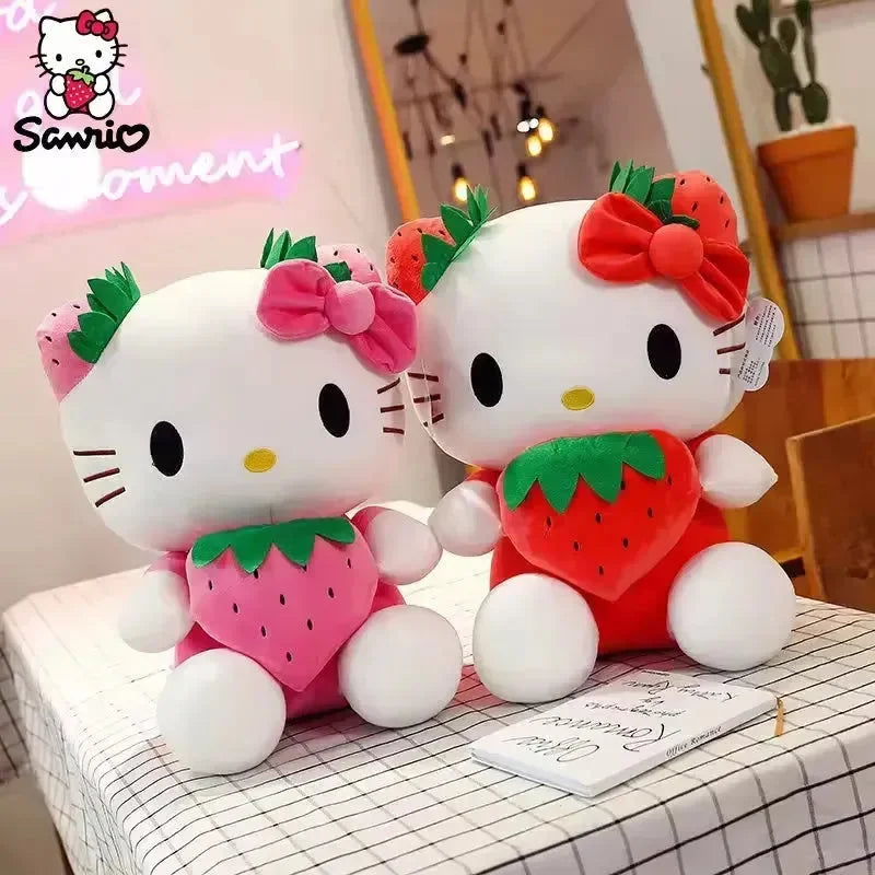 Hello Kitty Strawberry Kisses Plushie (20 cm) - Bear Hugs