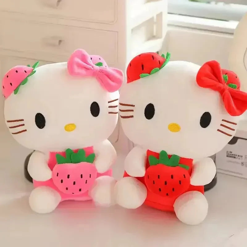 Hello Kitty Strawberry Kisses Plushie (20 cm) - Bear Hugs