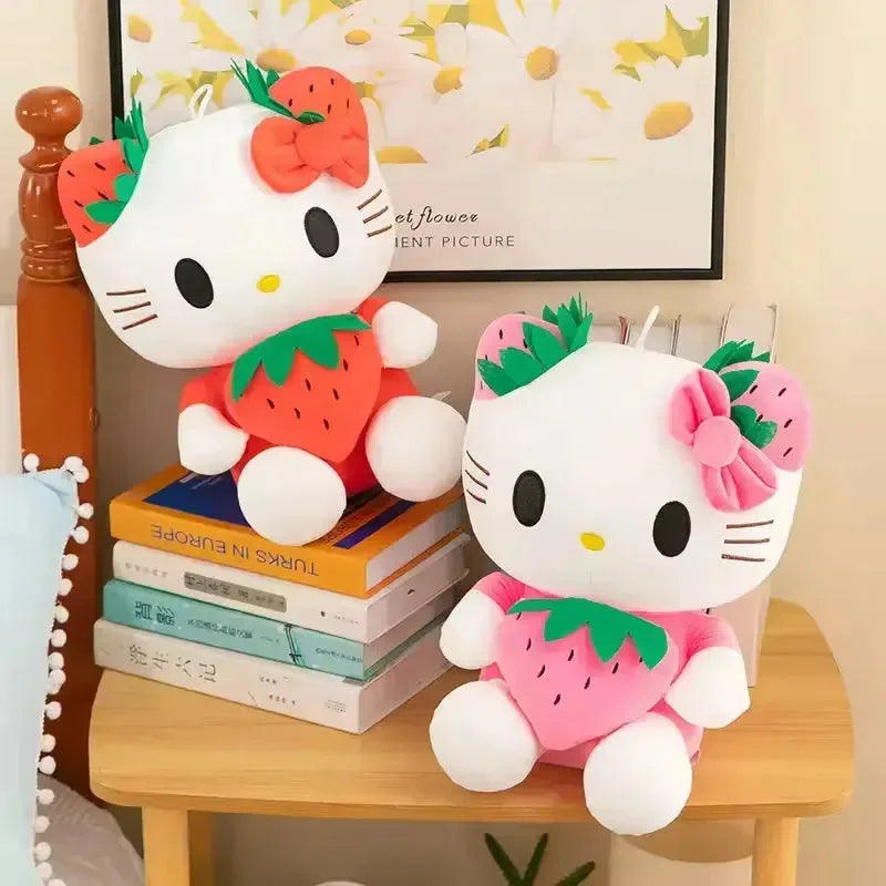 Hello Kitty Strawberry Kisses Plushie (20 cm) - Bear Hugs