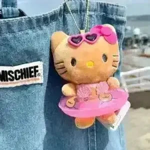 Hello Kitty Swimming Ring Plush Keychain - Bear Hugs