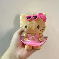 Hello Kitty Swimming Ring Plush Keychain - Bear Hugs